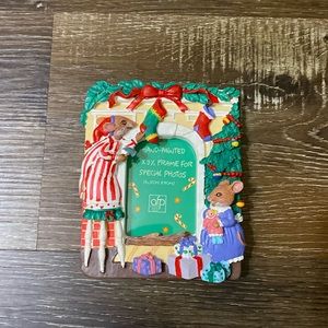 NWT Hand Painted Christmas Frame